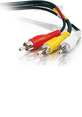 Value Series Composite Video + Stereo Audio Cable, 12-Feet Value Series Composite Video + Stereo Audio Cable, 12-Feet
