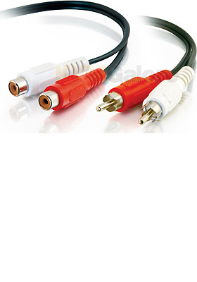 Value Series Stereo RCA Type Audio Extension Cable, 6-Feet