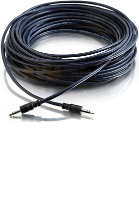 Plenum 3.5mm Low Profile Stereo Audio Cable, 35-feet