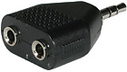 3.5mm Stereo Male to Dual 3.5mm Stereo Female Adapter 3.5mm Stereo Male to Dual 3.5mm Stereo Female Adapter