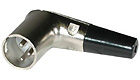 Right Angle XLR Male Inline Connector