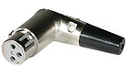 Right Angle XLR Female Inline Connector