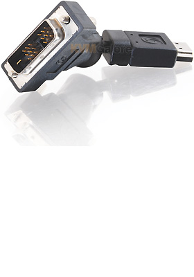 HDMI Male to DVI-D Male 360° Rotating Adapter HDMI Male to DVI-D Male 360° Rotating Adapter