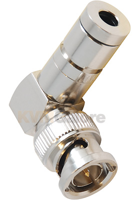 Right Angle Compression BNC Connector for Miniature Coax - 10-Pack Right Angle Compression BNC Connector for Miniature Coax - 10-Pack