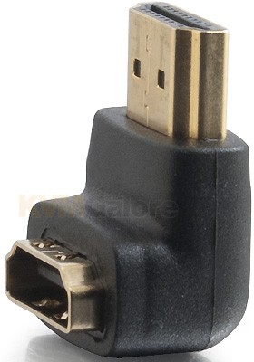 HDMI Male to HDMI Female 90° Adapter