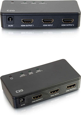 2-Port HDMI Splitter 2-Port HDMI Splitter