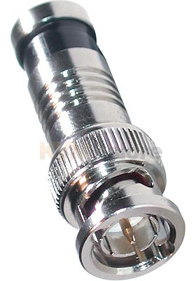 RG6 Compression BNC Connector - 50-Pack