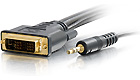 Pro Series CL2 DVI-D+3.5mm Cable, 10-Feet