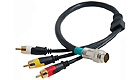 RapidRun™ Composite Video + Stereo Audio V.2 Break-Away Flying Lead, 1.5-feet RapidRun™ Composite Video + Stereo Audio V.2 Break-Away Flying Lead, 1.5-feet