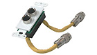 RapidRun™ Dual Din 15 + 15 Wall Plate - White RapidRun™ Dual Din 15 + 15 Wall Plate - White