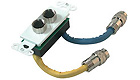 RapidRun™ Dual Din 15 + 12 Wall Plate - White RapidRun™ Dual Din 15 + 12 Wall Plate - White