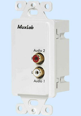Stereo Hi-Fi Wall-Plate Balun Stereo Hi-Fi Wall-Plate Balun