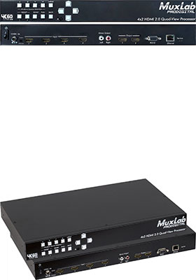 4x2 HDMI 2.0 Quad-View Processor 4x2 HDMI 2.0 Quad-View Processor