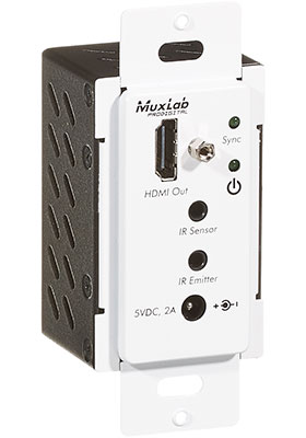 UHD-4K/60 HDMI Decora Wall-Plate HDBaseT Receiver