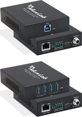 USB 3.2 Gen1 4-Port Extender Kit, 100m