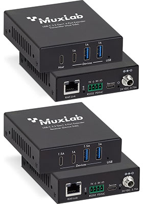 USB-C 3.2 Gen1 4-Port Extender Kit, 100m