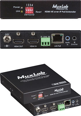 4K/30 HDMI over IP PoE Transmitter w/ Loop Out 4K/30 HDMI over IP PoE Transmitter w/ Loop Out