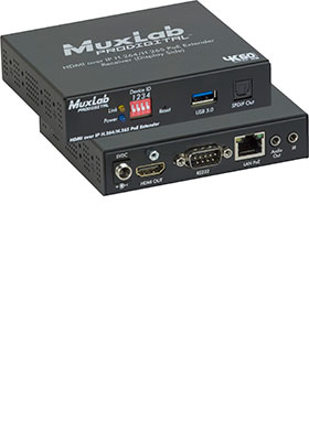 4K/60 HDMI over IP H.264/H.265 PoE Receiver 4K/60 HDMI over IP H.264/H.265 PoE Receiver