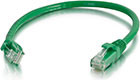 CAT-6a UTP Ethernet Network Patch Cable, 1 Foot - Green