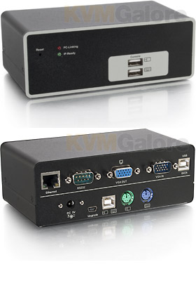 VGA + USB Over IP KVM VGA + USB Over IP KVM