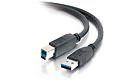 USB 3.0 Type-A Male to Type-B Male adapter-Cable, 1m