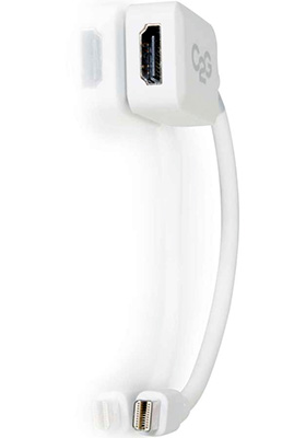 Mini DisplayPort to HDMI Adapter/Converter, White Mini DisplayPort to HDMI Adapter/Converter, White