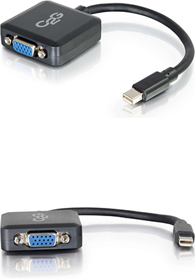 Mini DisplayPort to VGA Active Adapter/Converter, Black
