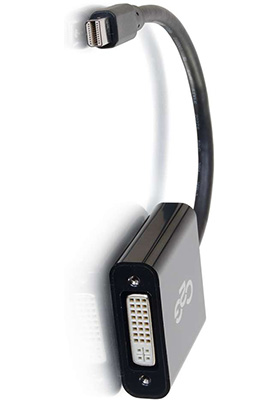 Mini DisplayPort to DVI-D Active Adapter/Converter, Black