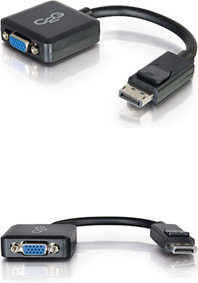 DisplayPort to VGA Adapter/Converter DisplayPort to VGA Adapter/Converter