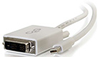 Mini DisplayPort to DVI-D White Adapter-Cable, 10 Feet