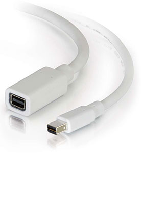 Mini-DisplayPort M/F Extension Cable, 10 Feet