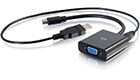 Mini DisplayPort to VGA+Audio Active Adapter/Converter