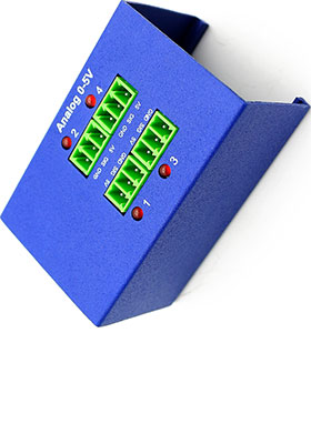 0-5 VDC Analog-Input Module, 4 Ports 0-5 VDC Analog-Input Module, 4 Ports
