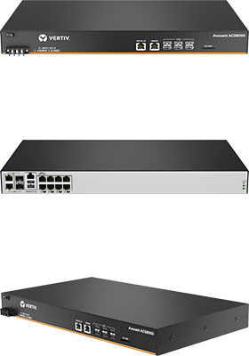 8-Port ACS 8000 Serial Console Server/Switch, DC-Power