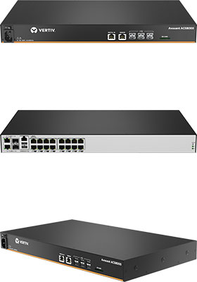 16-Port ACS 8000 Serial Console Server/Switch