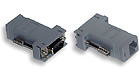 Nulling Serial Adapter, RJ-45 Female to DB9 Female