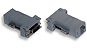 Nulling Serial Adapter, RJ-45 Female to DB9 Female