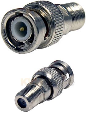 BNC to F-Type Coaxial Adapter - M/F BNC to F-Type Coaxial Adapter - M/F