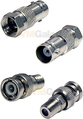 BNC to F-Type Coaxial Adapters BNC to F-Type Coaxial Adapters
