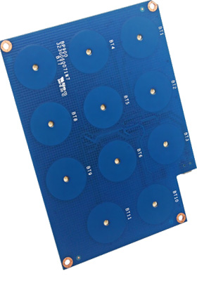 USB 11-Button Control Panel, Blue LEDs