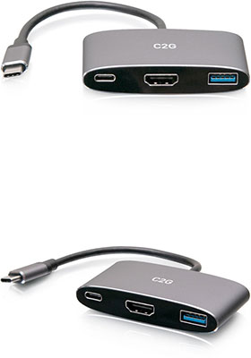 USB-C 3-in-1 Mini Docking Station