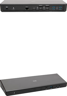 USB-C 12-in-1 Triple Display Docking Station USB-C 12-in-1 Triple Display Docking Station