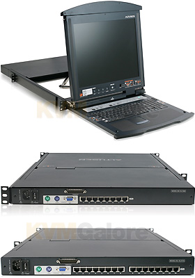 LCD Consoles w/ Built-In CAT-5 KVM Switches LCD Consoles w/ Built-In CAT-5 KVM Switches