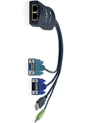 CAT-X USB/VGA/Audio/Serial Dual Computer Access Module (CAM)
