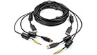 DisplayPort/USB/Audio KVM Cable, 10 Feet