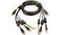 CBL0104 DisplayPort/2x USB/Audio KVM Cable, 6 Feet