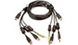 DisplayPort/2x USB/Audio KVM Cable, 6 Feet