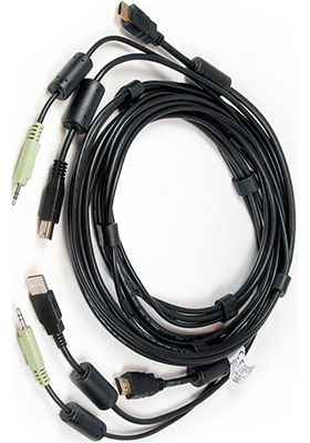 CBL0111 HDMI/USB/Audio KVM Cable, 10 Feet