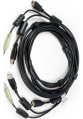 CBL0110 HDMI/USB/Audio KVM Cable, 6 Feet