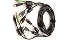 CBL0114 2x HDMI/USB/Audio KVM Cable, 6 Feet